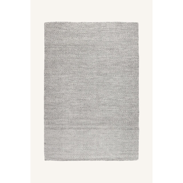 Laityn Flatweave Wool Brown/White Rug