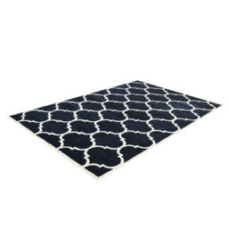 Florida Hand-Tufted Black Area Rug