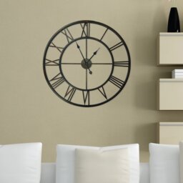 Greig Vintage Roman Iron Wall Clock
