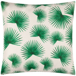 Agave Indoor / Outdoor Floral Green Square Cushion