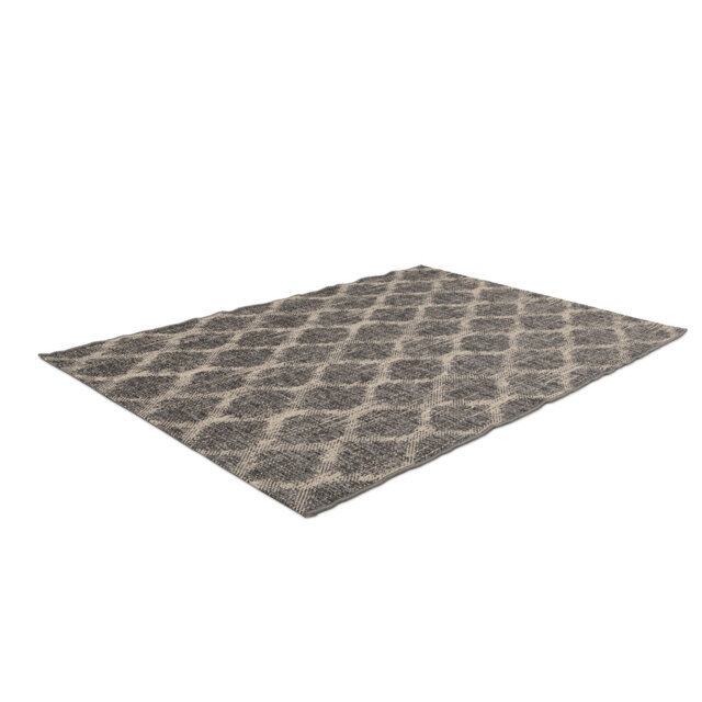 Hofmeister Indoor/Outdoor Flatweave Black/Brown/Taupe Rug