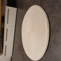 Polina Hand Knotted Cotton Cream Rug