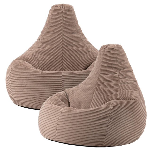 Bean Bag Bazaar Dalton Corduroy Recliner Bean Bag