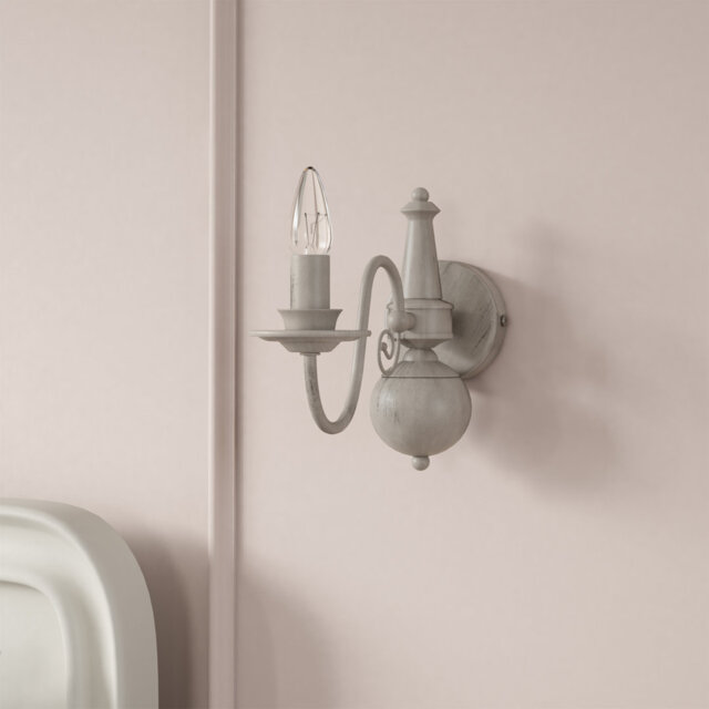 Aubervilliers 1-Light Candle Wall Light