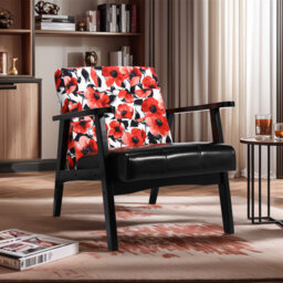 Deveral Faux Leather Armchair