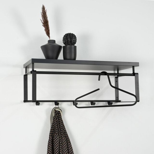 Wall 5 - Hook Wall Mounted Coat Rack