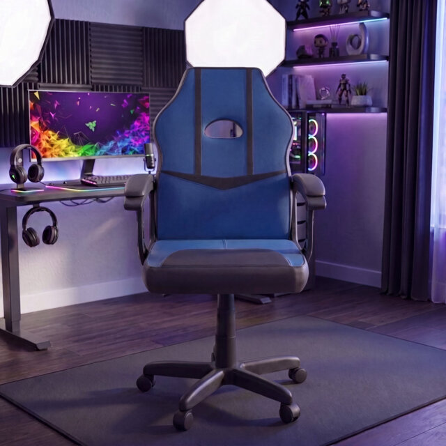 Muskoka Gaming Chair, Office Computer Chair Adjustable, UKFR Certified
