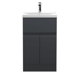 Urban 510mm Single Bathroom Vanity with Integrated Vitreous China Basin