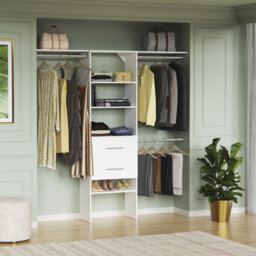 Suitesymphony Wardrobe Organiser System Up To 3m Wide Including Drawers And Hang Rails