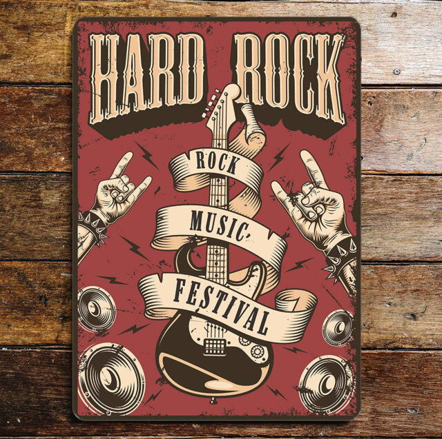 Hard Rock Music Festival Wall DÃ©cor