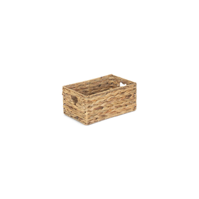 Water Hyacinth Wicker Storage Basket
