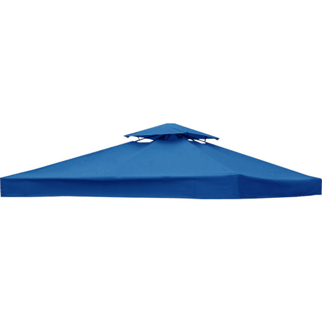 2-Tier Replacement Top Fabric for 3x3m Gazebo Pavilion Roof Canopy