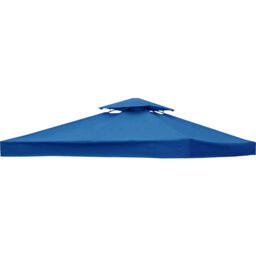 2-Tier Replacement Top Fabric for 3x3m Gazebo Pavilion Roof Canopy