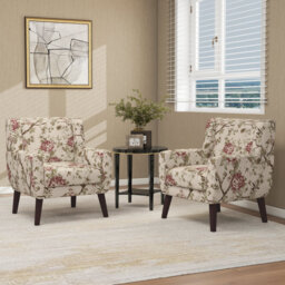 Jaqueze 73.4 Cm Wide Cotton Armchair