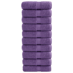 Nerte 100% Cotton Bath Towels - Set of 10