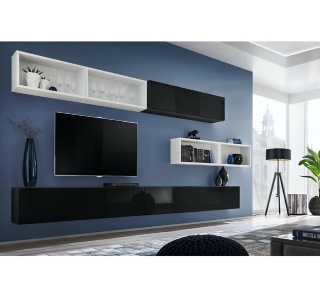 "Markenfield Unfinished Floating Entertainment Centre for TVs up to 60"""