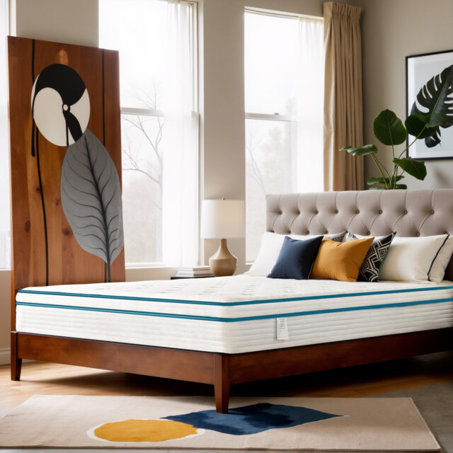 White Pocket Spring Mattress in Vacuum Pack, High Resilience Foam with Knitted Fabric, Multiple Sizes Fast Dispatch From UK Warehouse – Dispatched Wi