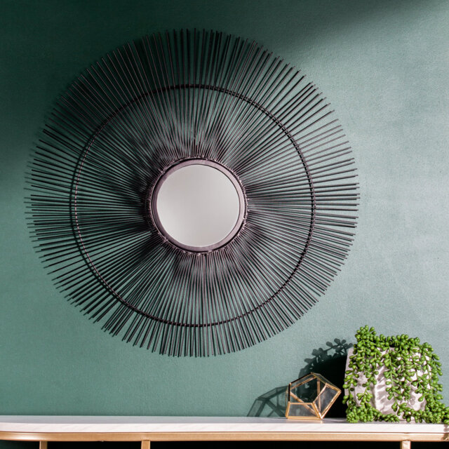 Metal Circle Wall Mirror
