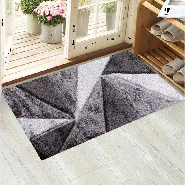 Soft Shaggy Rugs Modern Geometric Design Large Area Rugs For Living Room Bedroom Thick Fluffy Floor Mats Small Door Mat