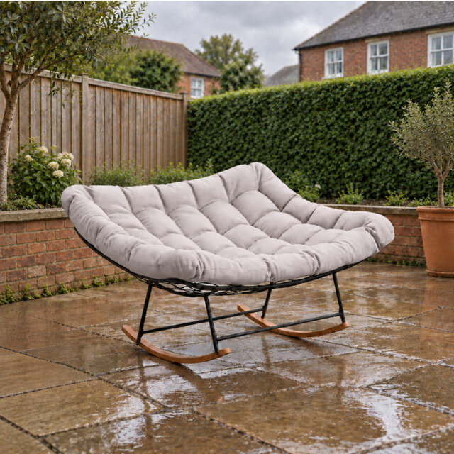 Outdoor Double Rocking Chair Patio Rocker Chair