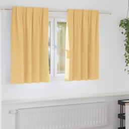 Curtains With Curtains 2 Pcs Polyester