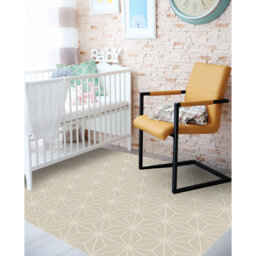 Harriman Machine Printed Brown Area Rug