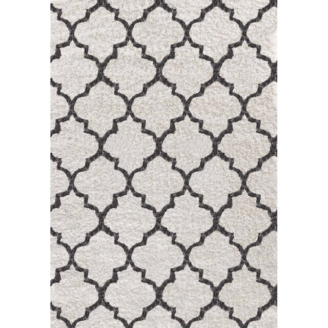 Babsy Shaggy Dark Cream Indoor/Outdoor Rug