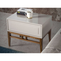 60cm W Manufactured Wood Bedside Table