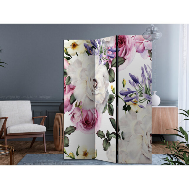 135cm W x 172cm H 3 - Panel Acoustic Room Divider Folding Room Divider