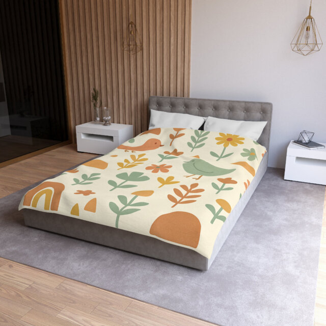 Microfiber Duvet Cover Boho Style, Design 26