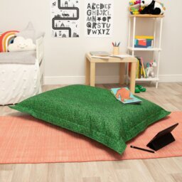 Icon Kids Polyester Outdoor Friendly Refillable Classic Bean Bag