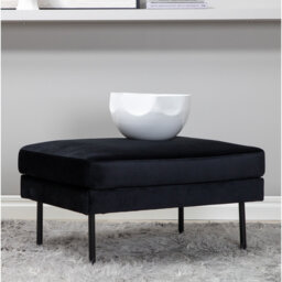 Dareon 64cm Wide Velvet Rectangle Ottoman