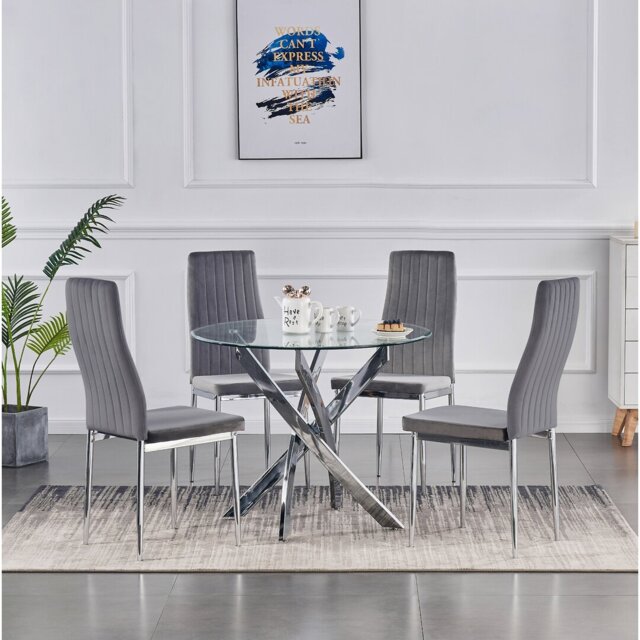 Gabriela 4 - Person Dining Set