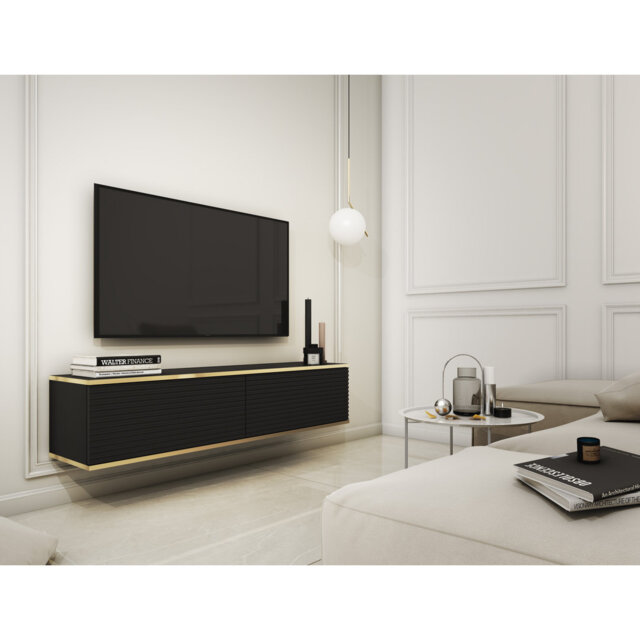 "Perina Unfinished Floating TV Stand for TVs up to 78"""