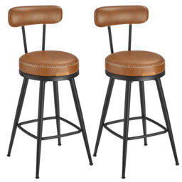 360Â° Swivel Bar Stools Set Of 2