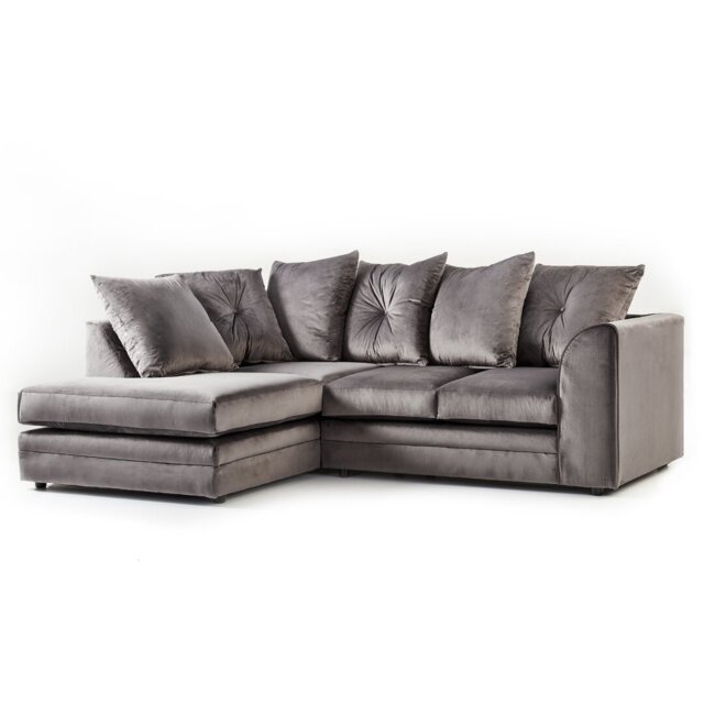 Devonte 5 Seater Velvet Corner Sofa