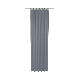 Uni Collection Light 100% Cotton Opaque Tab Top Single Curtain Panel