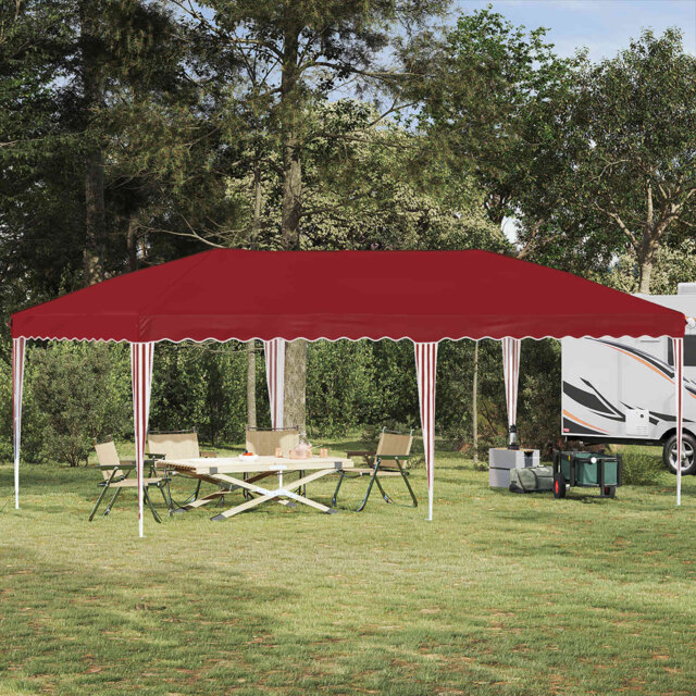 Vidaxl Pop-Up Party Tent 210D Oxford With Sliver Coating Event Shelter Gazebo