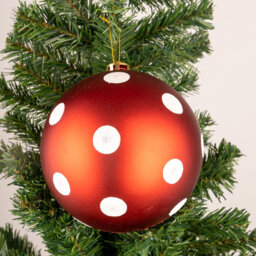 6cm Polyvinyl Chloride (PVC) Bauble