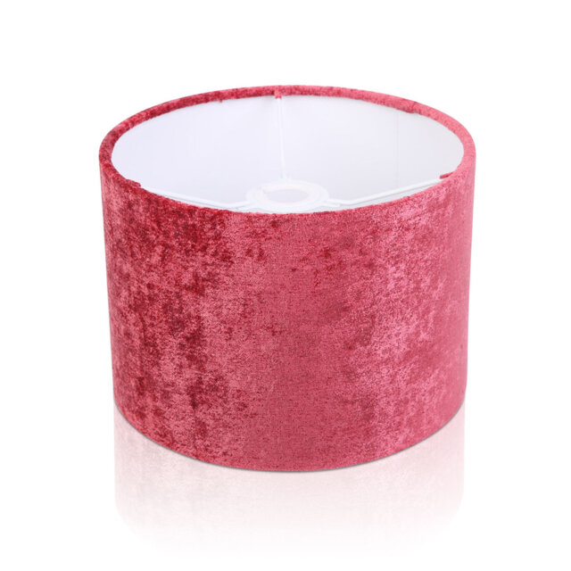 25 cm Finely Teal Cotton Drum Lamp Shade