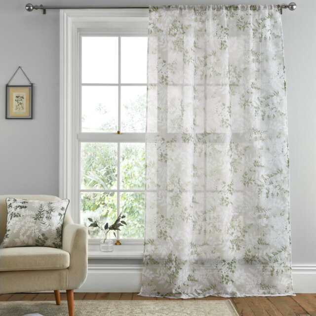 Polyester Standard Slot Top Curtain Panel