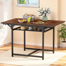 Metal Base Dining Table