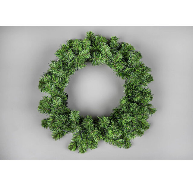 Faux Lighted PVC 21.65cm Christmas Wreath