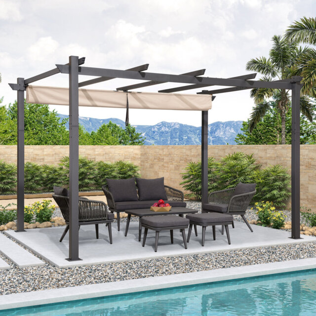 4m x 3m Aluminum Pergola