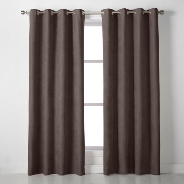 Nalaiyah Velvet Chenille Eyelet Curtains