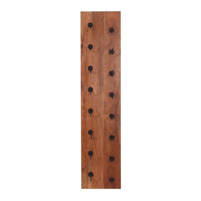 Lehoux 8 Bottle Solid Wood Wall Mounted Wine Bottle Rack in