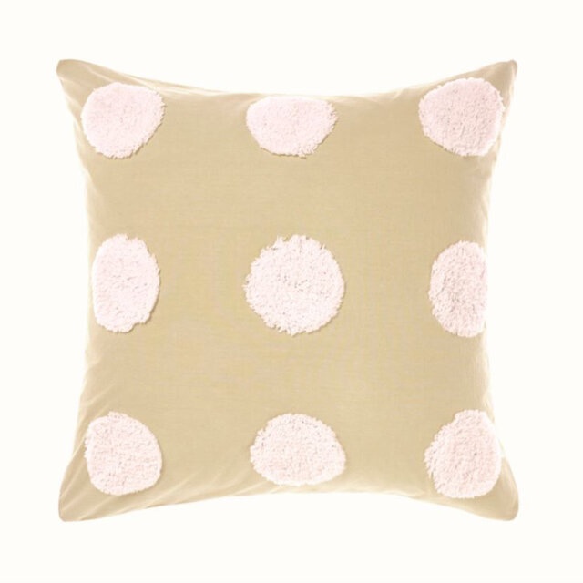 Haze Cotton Polka Dots Sham with Pillow Shams Included