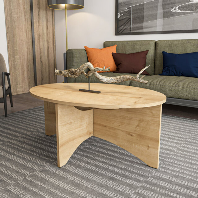 Solo 100 Cm Oval Coffee Table