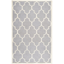 Lowestoft Hand-Tufted Wool Grey Area Rug