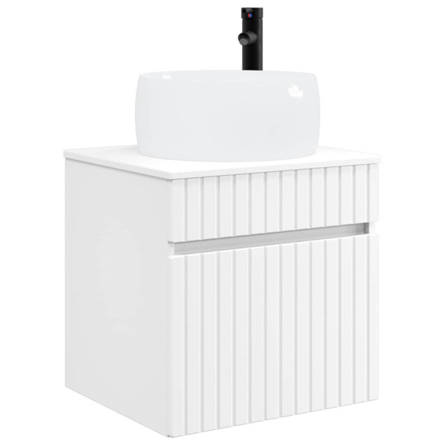 Single Bathroom Vanity with Ceramic Basin